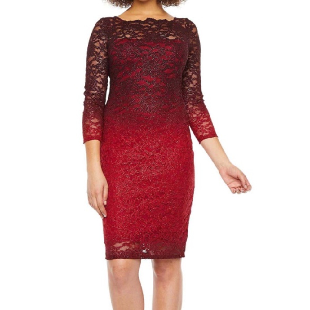 Gorgeous red ombré dress ♥️🖤